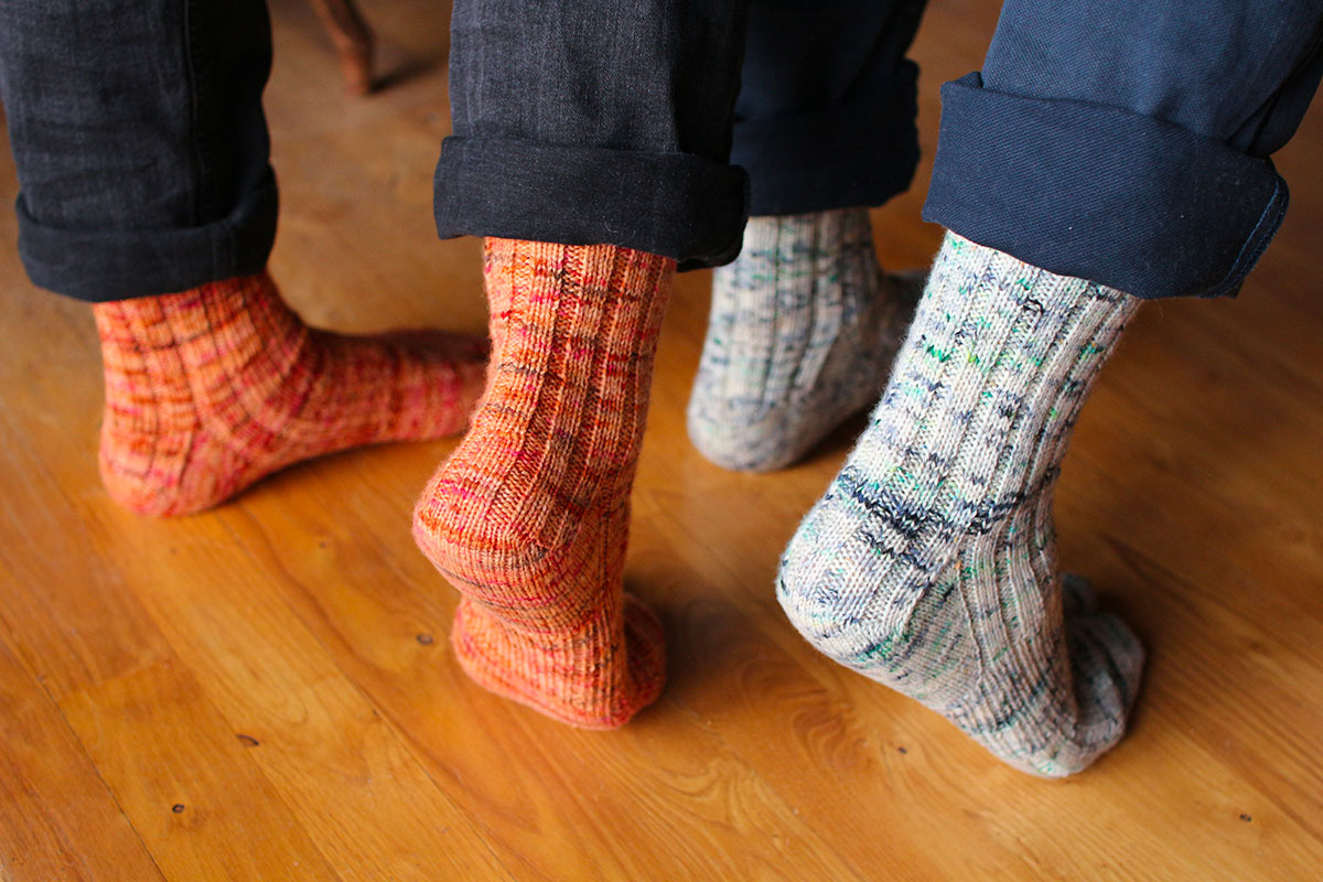 Comfy Socks pattern by Un Peu Sauvage